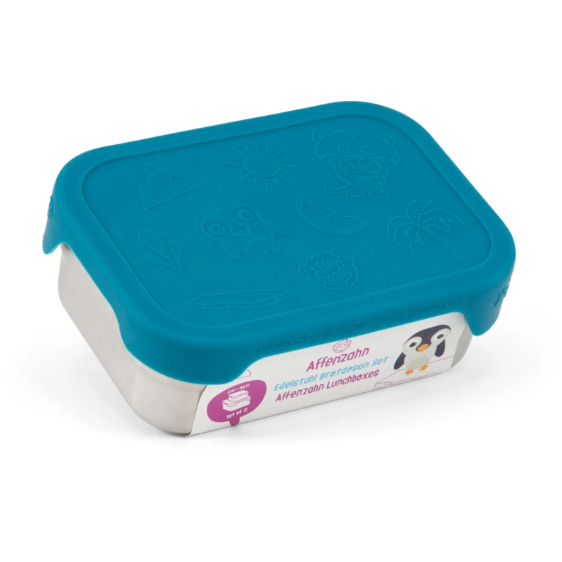 Affenzahn Boites à Goûter Requin - Conservation De La Nourriture 1 Affenzahn Boites à Goûter Requin - Conservation De La Nourriture