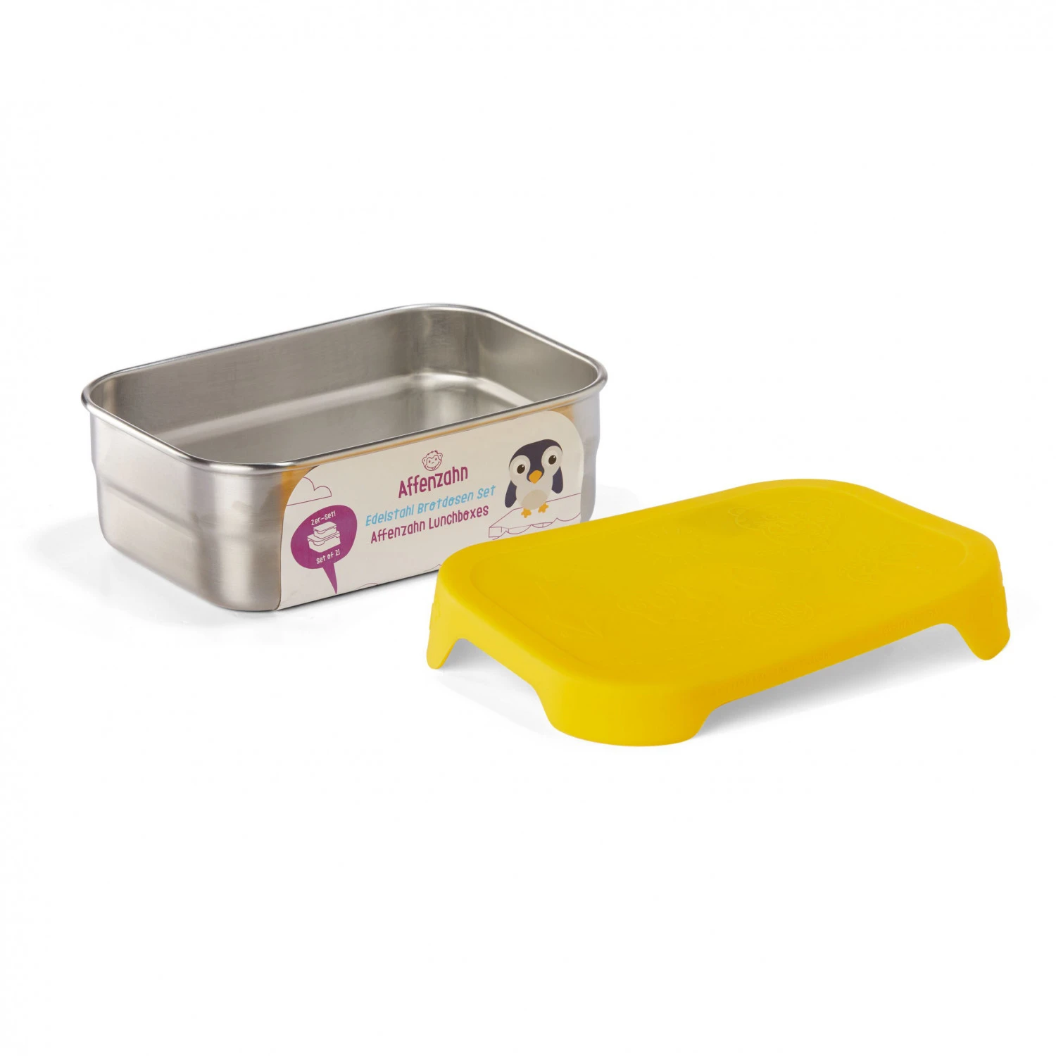 Affenzahn Boites à Goûter Tigre - Conservation De La Nourriture 1 Affenzahn Boites à Goûter Tigre - Conservation De La Nourriture