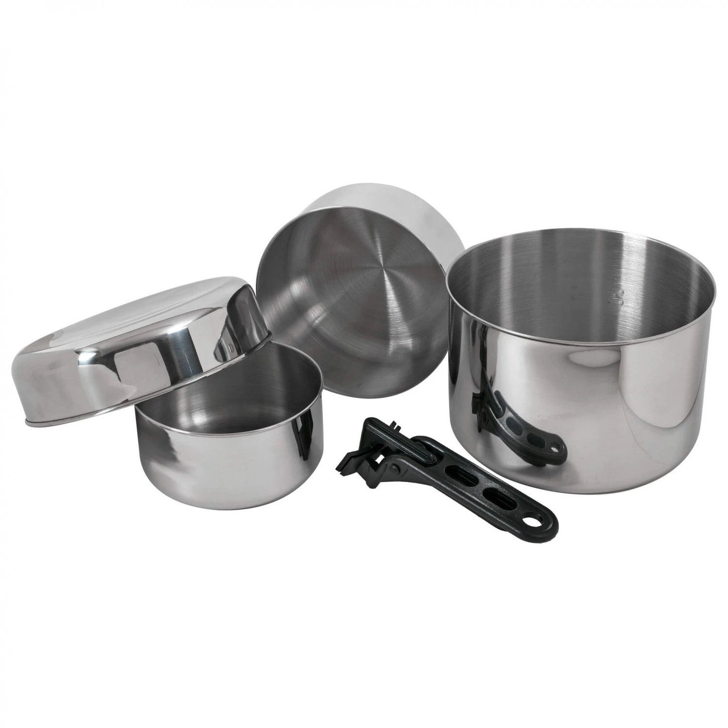 Basic Nature Biwak Stainless Steel 3 - Popote 1 Basic Nature Biwak Stainless Steel 3 - Popote