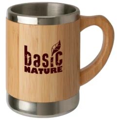 Basic Nature Tasse En Acier Inoxydable Avec Bambou - Tasse 5 Basic Nature Tasse En Acier Inoxydable Avec Bambou - Tasse -Viandoris Soldes Magasin basic nature tasse en acier inoxydable avec bambou tasse detail 2