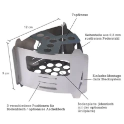 Bushbox Ultralight - Réchaud à Combustible Sec