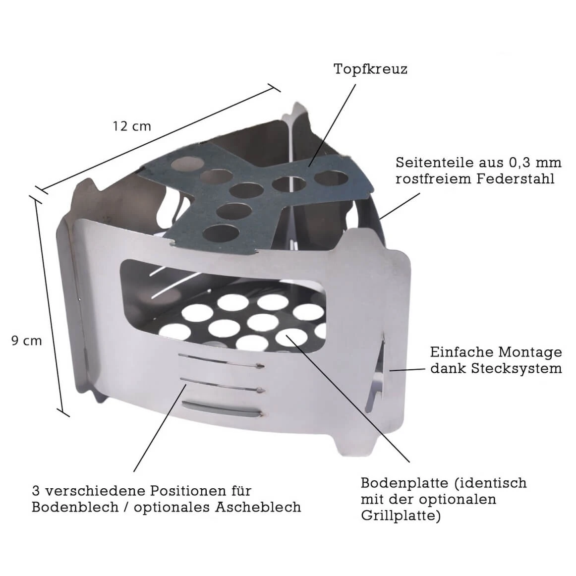 Bushbox Ultralight - Réchaud à Combustible Sec 1 Bushbox Ultralight - Réchaud à Combustible Sec