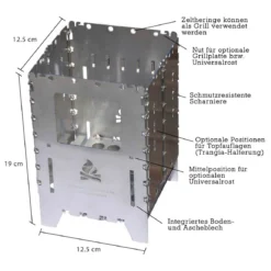 Bushbox XL Profi Set - Réchaud à Combustible Sec