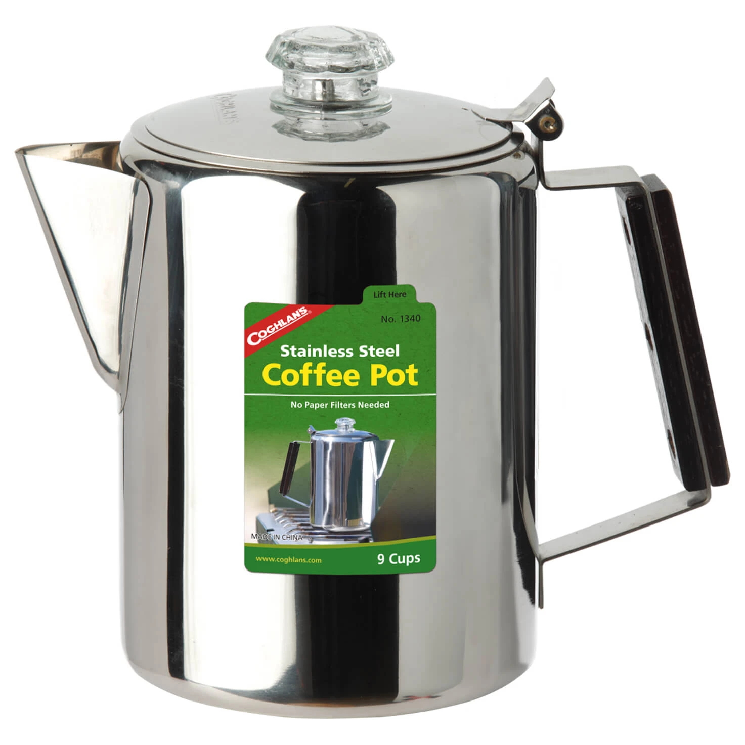 Coghlans Edelstahlkanne Coffee Pot - Popote 1 Coghlans Edelstahlkanne Coffee Pot - Popote