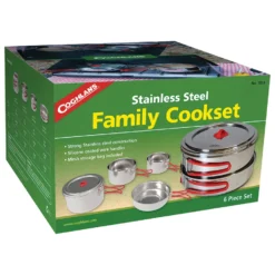 Coghlans Edelstahlkochset 'Family' - Popote 5 Coghlans Edelstahlkochset 'Family' - Popote -Viandoris Soldes Magasin coghlans edelstahlkochset family popote detail 3