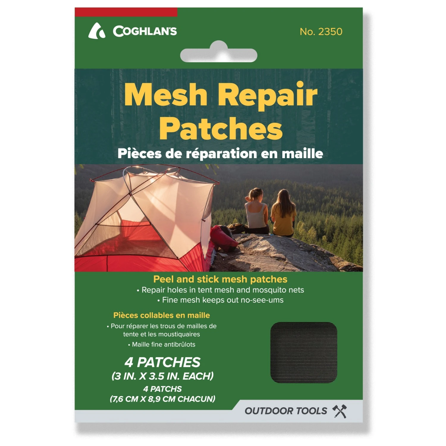 Coghlans Moskitonetz Reparatur Patches - Kit De Réparation 2 Coghlans Moskitonetz Reparatur Patches - Kit De Réparation – Image 2