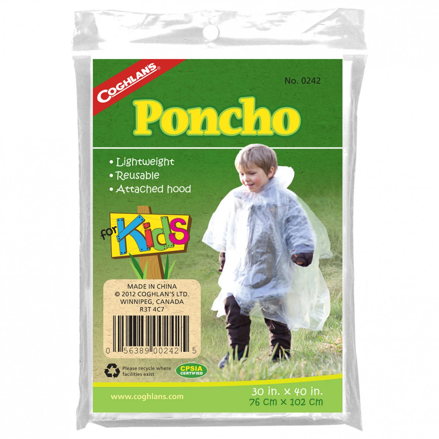 Coghlans Notfall-Poncho Für Kinder - Poncho 2 Coghlans Notfall-Poncho Für Kinder - Poncho – Image 2