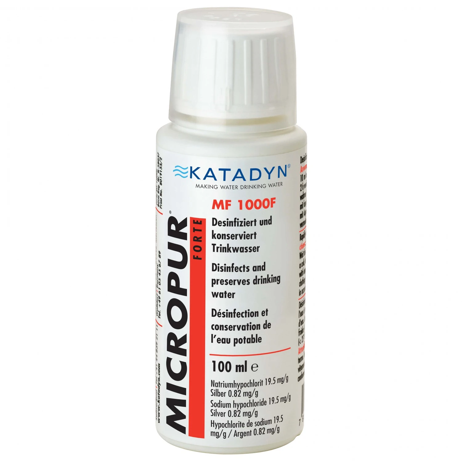 Micropur Forte MF 1000F - Purification De L'eau 1 Micropur Forte MF 1000F - Purification De L'eau