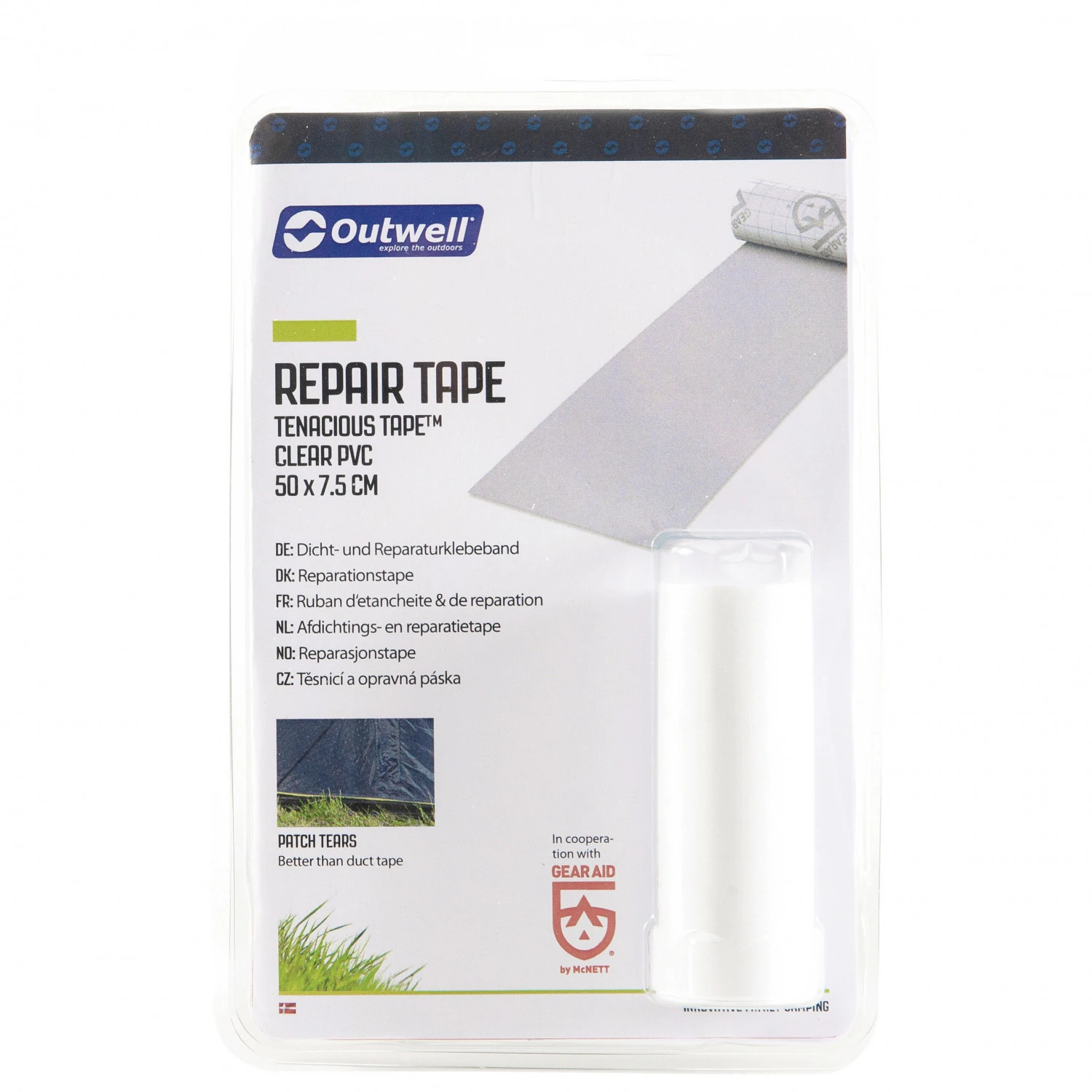 Outwell Repair Tape Clear - Bande De Réparation 1 Outwell Repair Tape Clear - Bande De Réparation