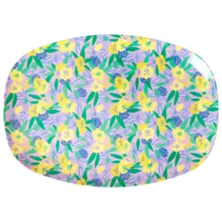 Rice Melamine Rectangular Plate - Assiette -Viandoris Soldes Magasin rice melamine rectangular plate assiette 4