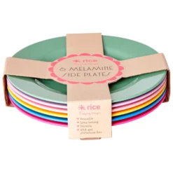 Rice Melamine Round Side Plates Giftbox - Assiette