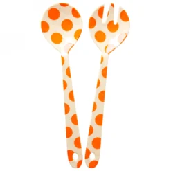 Rice Melamine Salad Spoon And Fork - Set De Couverts