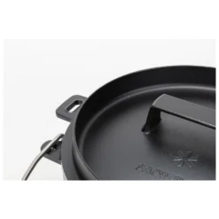 Snow Peak Cast Iron 26 Dutch Oven - Popote -Viandoris Soldes Magasin snow peak cast iron 26 dutch oven popote detail 3