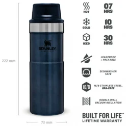 Stanley Classic Action Trigger Mug - Tasse -Viandoris Soldes Magasin stanley stanley classic action trigger mug tasse detail 7